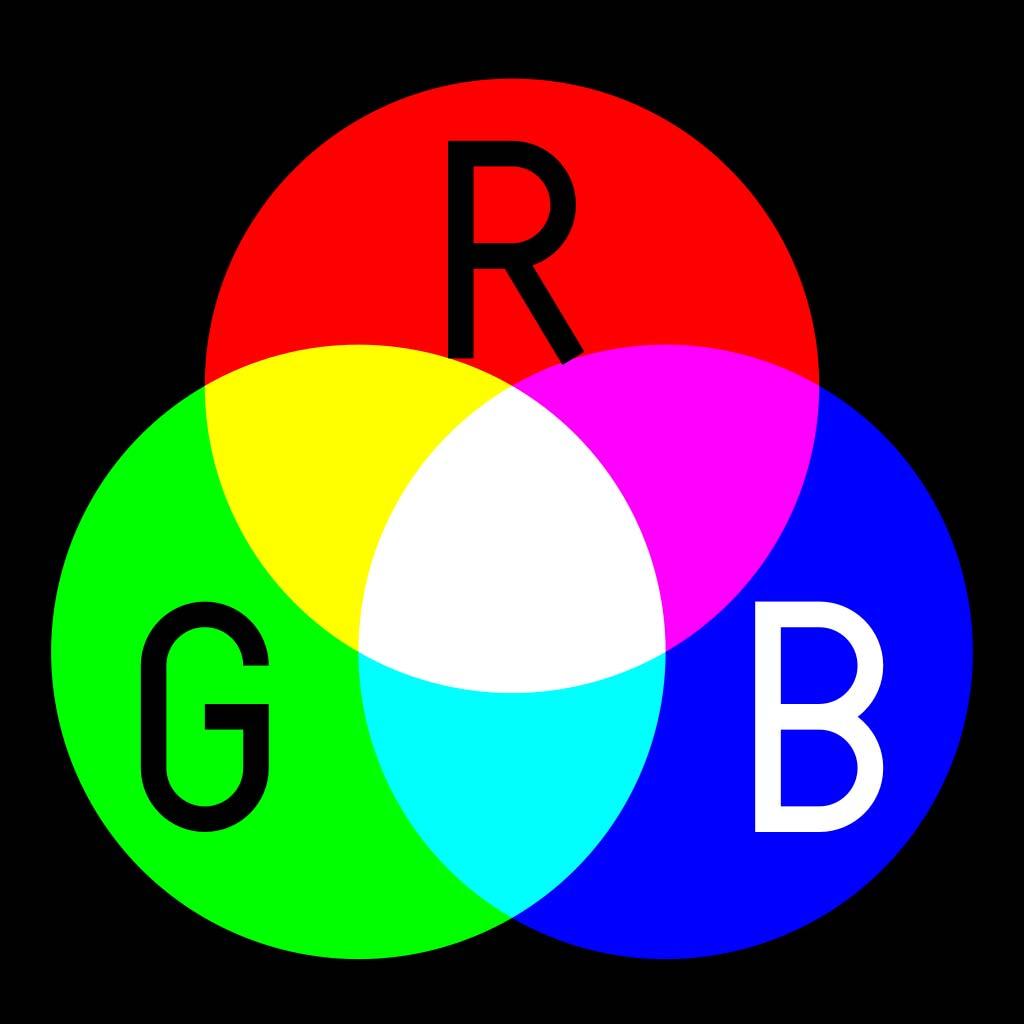 RGB A CIE áital váiasztott alapszínek a 700 nm hullámhosszúságú vörös (R), az 546,1nm-es zöld (G) 435,8 nm-es kék (B) Egyenlő energiájú (W) fényfonásnak azt a fényfonást nevezzük, amelynek spektrális