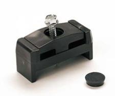 INOX VÁZ, INOX csavar, műanyag rögzítő + kupak Rozsdamentes kengyel fekete 425 komplett * Elérhető