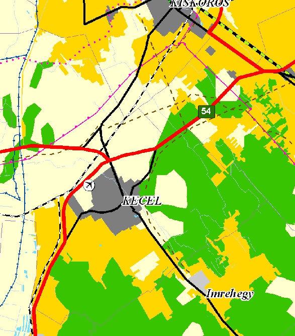 Területfelhasználásban vegyes területfelhasználás a mezőgazdasági terület rovására növekedett. A területfelhasználási kategóriák vizsgálatánál a hatályos megyei terv figyelembe vehető. A 2013.