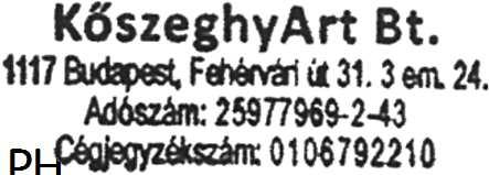 ALÁÍRÓLAP GENERÁL TERVEZŐ: KŐSZEGHYART BT. PH. 1117 Budapest, Fehérvári út 31. 3. em. 24. 4029 Debrecen, Lorántffy u. 25. Tel.: +36 20 384 38 50 e-mail: koszeghyart@gmail.