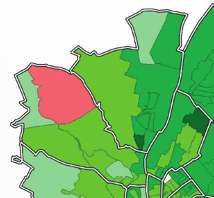 15 járásban nőtt országos átlagot (18%) meghaladó mértékben az átlagár.