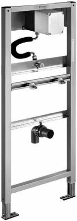 állítható Öblítőcső Ø 40 mm, védődugóval a beépítéshez HDPE-lefolyókönyök Ø 90 / 90 mm, védődugóval a beépítéshez Csatlakozóelem Ø 90 / 110 mm WC-csatlakozógarnitúra Ø 90 / 110 mm WC rögzítő menetes