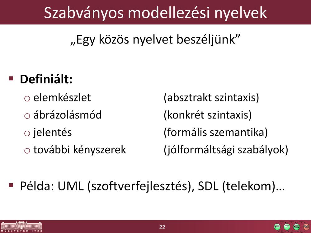 A szabványos nyelvek haszna, hogy sokkal könnyebb mással megértetni, eszközt találni hozzá, más rendszerbe átvinni az információt.