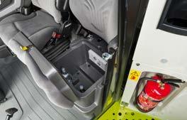 megvilágítása Automatikus tolatófényszórók Tisztítás, magtartály és kalászvisszahordás megvilágítása