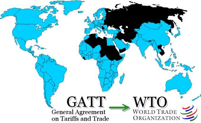 WTO tagok 2005 WTO (Kereskedelmi világszervezet, GATT