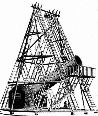 curid=75843829 Herschel-távcs : Ha a távcsövek bemutatását a történelmen keresztül követjük, akkor a következ lépés, amit meg kell említeni, a William Herschel által megépített nagy távcs. Az ún.