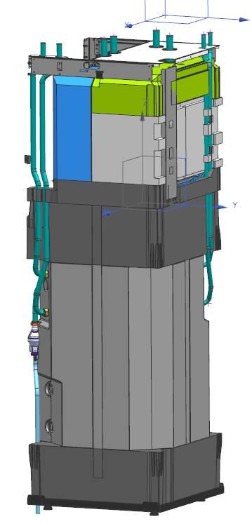 2.2 Bosch Compress 6000 AW Beépített HMV