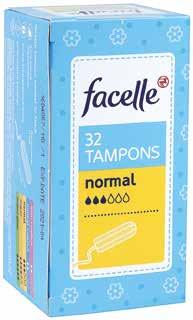 Facelle tampon 32 db 7,78 Ft; 4,03 Ft