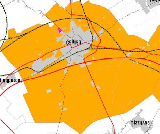 Történeti települési terület övezete Az 5/2012. (V. 10.) önkormányzati rendelet 3.7. sz. melléklete Az övezet területe az egész települést érinti: Megjegyzés: A 2014.