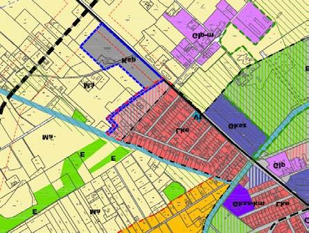 Má-f2 általános mezőgazdasági terület ~5,4 ha Ksp különleges sport területfelhasználásba és Ksp-2 övezetbe kerül: A hatályos szerkezeti terv kivonata A szerkezeti terv módosítása 2.
