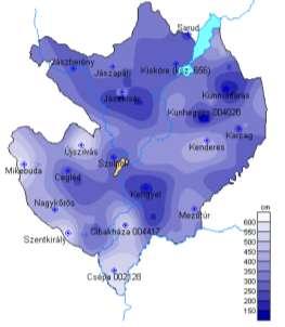Talajvízhelyzet: November hónap közepén Kengyel, Cegléd, Szolnok, Kengyel, Jászberény, Jászkisér, Kunhegyes és Kunmadaras térségében alakult ki terep alatt 1-3 cm közötti talajvízállás.