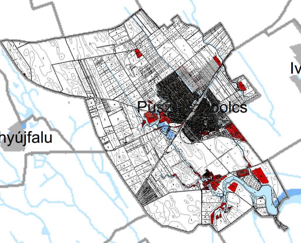 FmTrT az egyéb térségi és megyei övezetek megfelelősége, melyet Kivágat - Követelmények Lehatárolás megfelelőség igazolása Erdőtelepítésre alkalmas terület övezete Az OTrT 19/A.