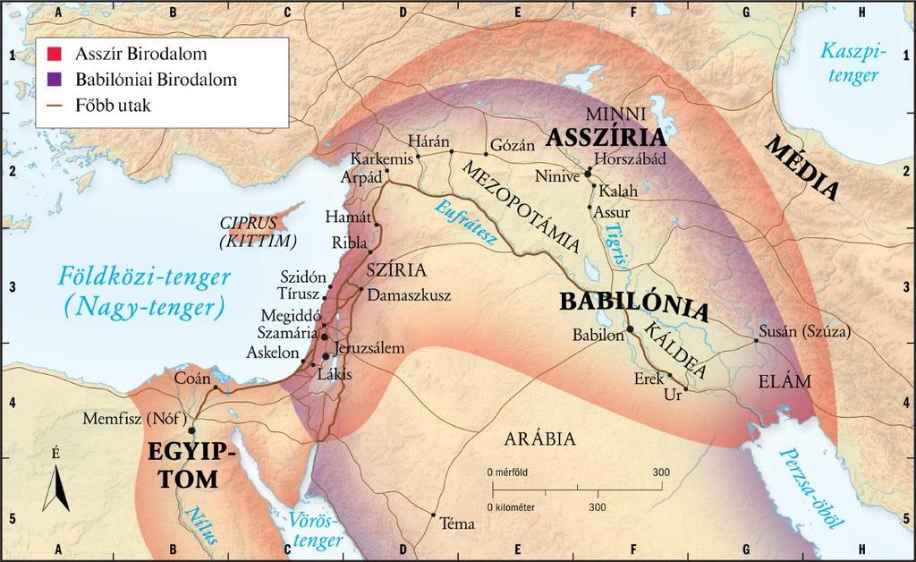 AZ ASSZÍR BIRODALOM Mezopotámia legészakabbi része a Tigris középső folyásánál, minden irányban nyílt terület több a csapadék
