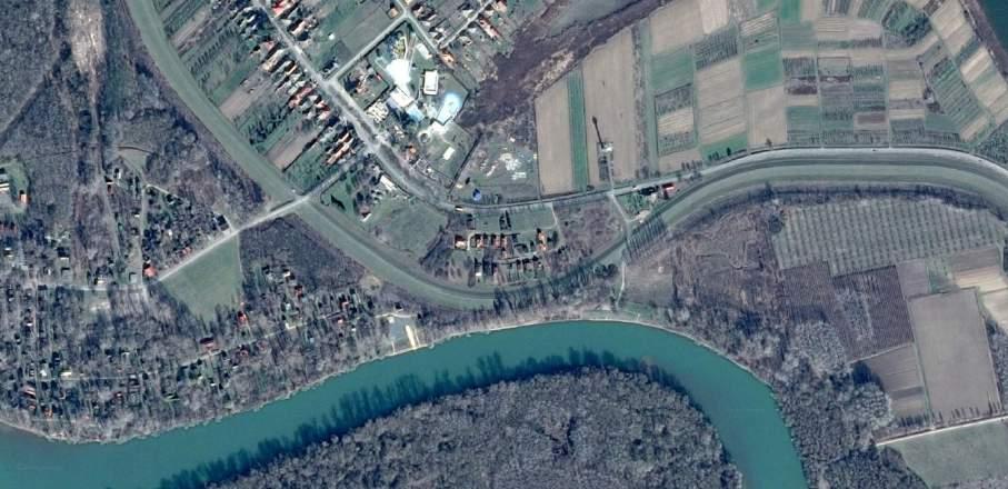 7. Beavatkozási pont (Gergelyiugornya, üdülőterület) A terület a 4113-as Jánd felé vezető út és a Tisza töltése között, mentett oldalon üdülőterületként funkcionál.