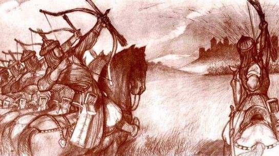 De közben a görögök megegyeztek Simeon cárral, és együtt támadtak a Levente vezette Nyék és Jenő törzsre. Ezek csak nehezen tudtak átúszni a Dunán, minden lófelszerelésük odaveszett.