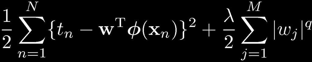 Regularizált Least Squares Egyéb szokásos