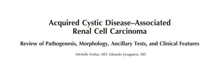 5. Szerzett cisztás vesebetegséghez társuló