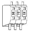 4.23 Elektromos csatlakozások 4.23.1 Távirányító bekötései A lentebb bemutatott kapocspontok megtalálhatók az elektromos kapcsolószekrénybe épített kapcsolótáblán.