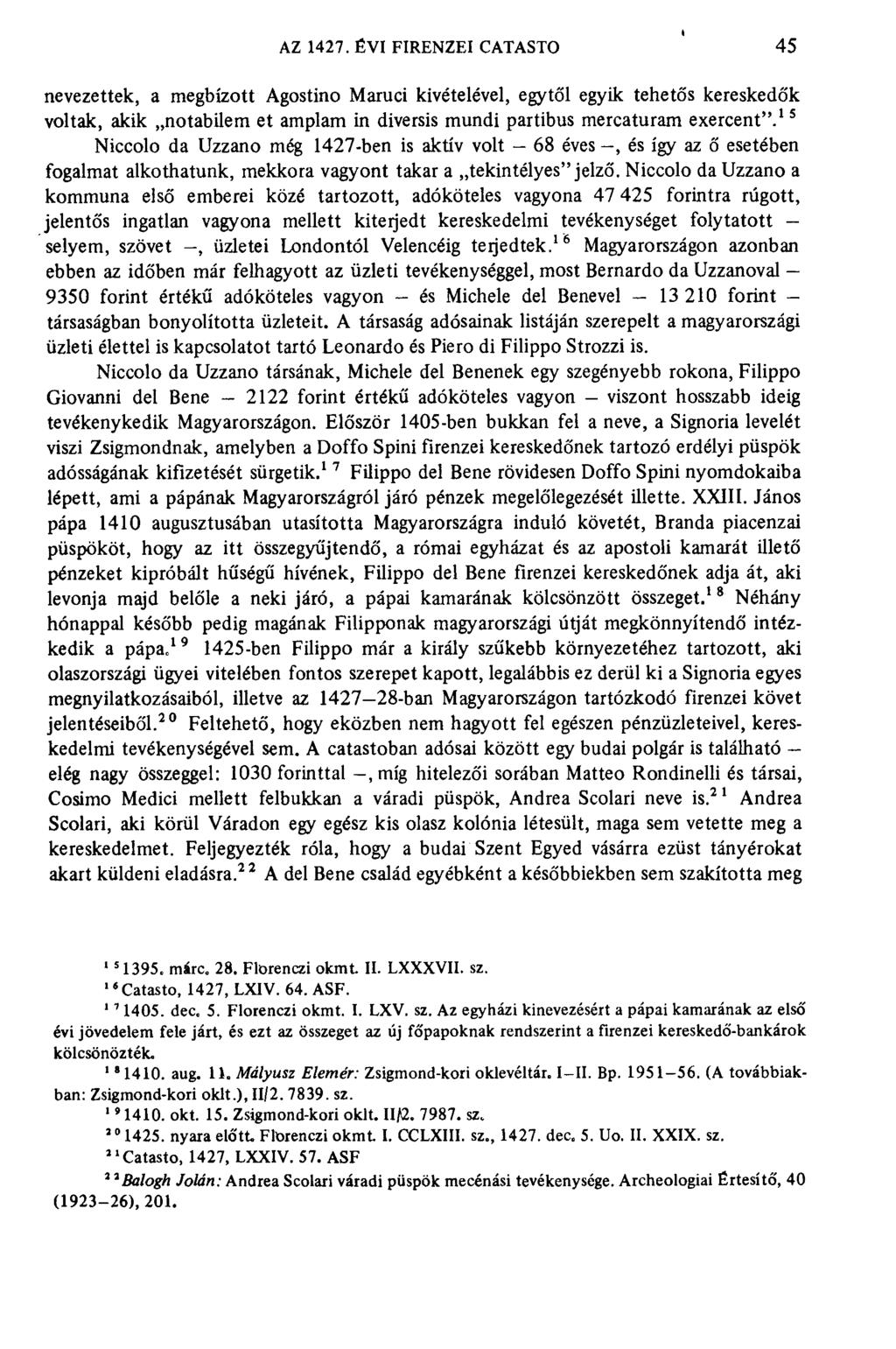 AZ 1427. ÉVI FIRENZEI CAT.