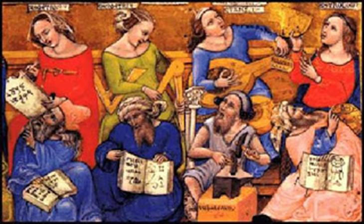 Bolognában oktatták a 7 szabad művészetet artes liberales ezek oktatóit magister -eknek hívták - I. Trivium a szóval, szöveggel foglalkozó tudományok ( Hármas út ) 1. Grammatica Nyelvtan 2.