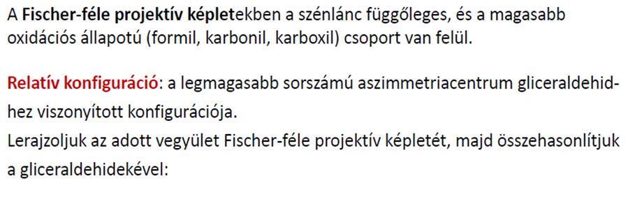 5.3.) Mi a szénhidrátok szénatomjainak számozásának szabálya? 5.4.