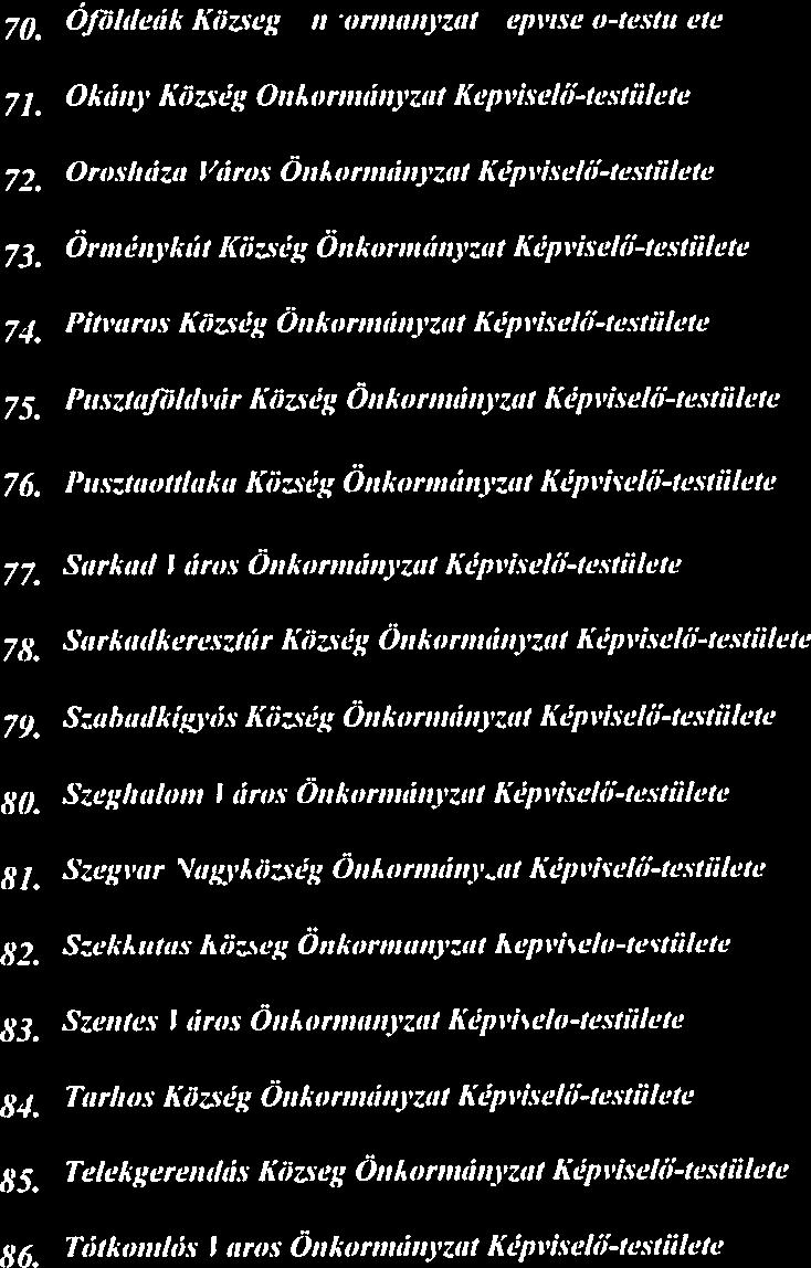 Pusztuotiiku Község Öi:kormcínyzl KLrI%eiÖ-wstÜiete.