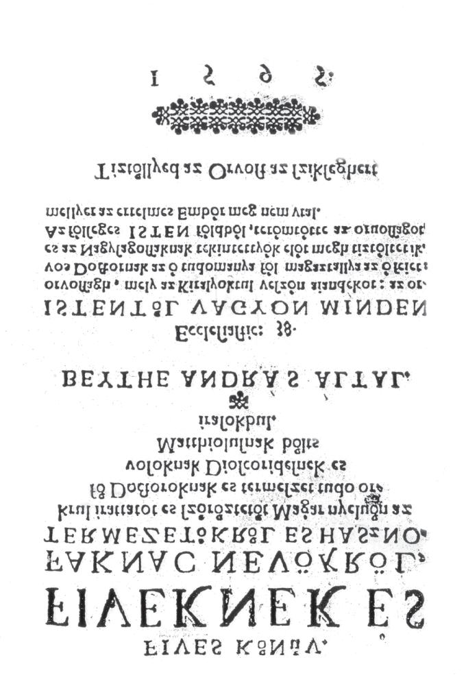 század híres humanistáját, európai-hírû könyvgyûjtõjét, a császár történetíróját. E tudós társaság biztosítja Clusius számára a sokirányú szakmai támogatást.