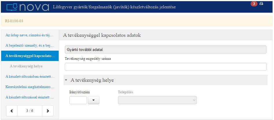 2. 3. Az Űrlap kitöltéséhez az alábbi információk nyújtanak segítséget: - A *-gal jelölt mezők kitöltése kötelező! - A ikonra kattintva a kitöltsét segítő plusz információk érhetők el!