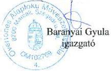 Záradék; Jelen módosított alapító okiratot a nevelőtestület 2017. május 18-án tartott ülésén 1/2017.05.18. NH. Sz. határozatával fogadta el. /'x Marcali,2017.május 20.