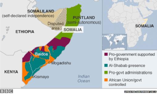 6 Anonymus Bár Kenya nem jelentett még be konkrét csapatkivonási szándékot, az elmúlt időszakban a kenyai vezetők is minden fórumon hangsúlyozták, hogy a szomáliai AMISOM missziót a nemzetközi