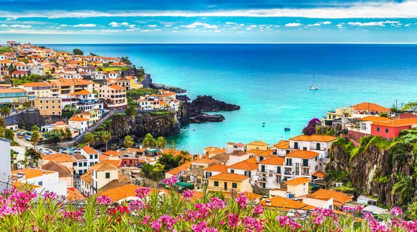 Madeira Lisszaboni városnézéssel körutazás 1. nap Kora reggeli utazás menetrend szerinti repülőjárattal, lisszaboni átszállással Funchalba.
