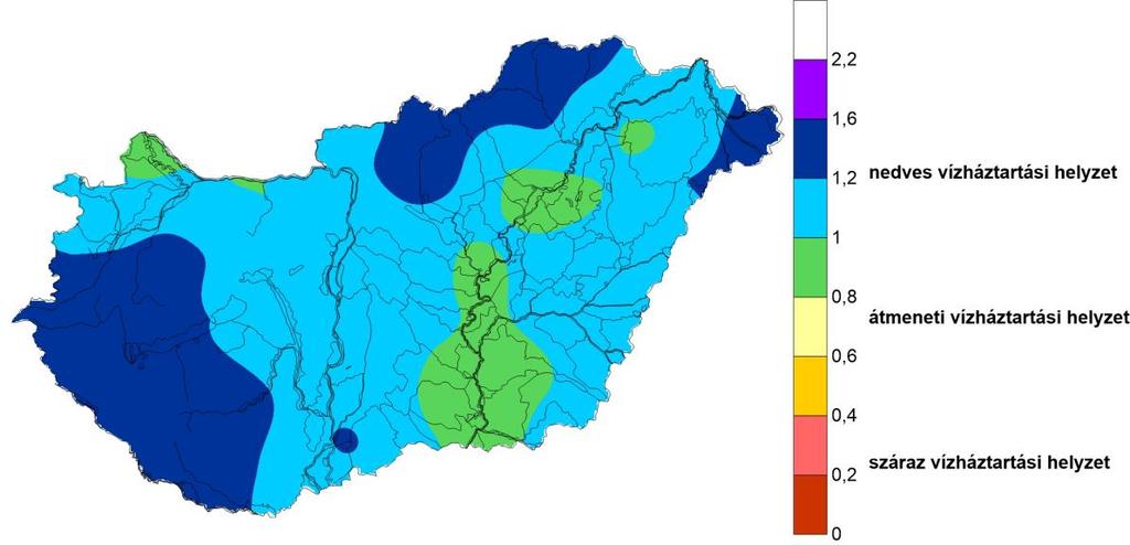 Az átlagosnál szárazabb májusi időjárás esetén