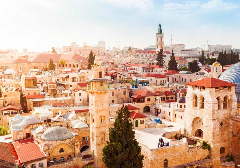Izrael Zsidó emlékek Kultúra és látnivaló Csoportos körutazás Magyar Idegenvezető HAIFA CAESARIA TEL AVIV AKKO JERUZSÁLEM MASADA SAFED MUHRAKA TIBERIAS NÁZÁRET QUMRAN HOLT-TENGER 1.