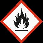 Veszélyt jelző piktogramok : Figyelmeztetés : Veszély figyelmeztető mondatok : H222 Rendkívül tűzveszélyes aeroszol. H229 Nyomás alatt lévő tartály. Melegítve felrobbanhat.