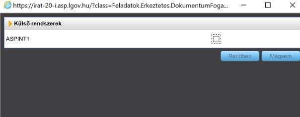 Elektronikus dokumentumok érkeztetése, iktatása A letöltött dokumentumokkal a