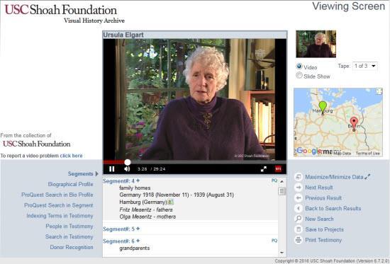 az USC SOÁ Alapítvány archívuma több mint 55 ezer videóinterjú népirtások túlélőivel és