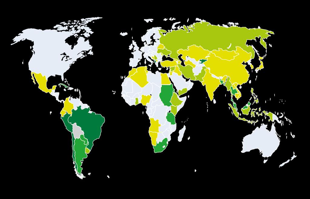 SH trendek Dinamikus bővülés Új intézmény (TE) Új szakok (73; 557) Új országok: Üzbegisztán Újra belépő ország: Uruguay, Namíbia