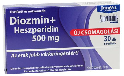 Hatóanyag: maskagyökér száraz kivonat Jutavit termékek -17-17 -17 Jutait Diozmin + Heszperidin 500 mg filmtabletta, Diozmint,