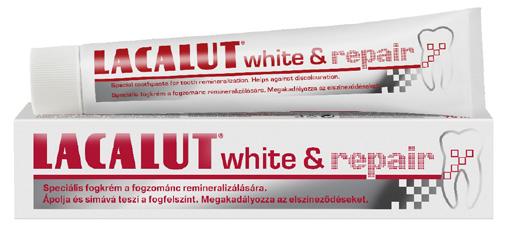 Hidroxiapatit (a fog fő összetevője) tartalma révén ápolja és remineralizálja a fogzománot.