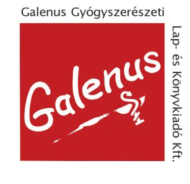 TÁVOKTATÁS GYÓGYSZERÉSZEKNEK A GALENUS KIADÓNÁL 2019-ben is VÁLTOZATLAN ÁRON