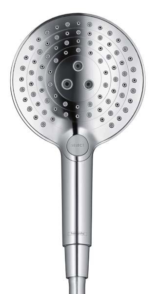 18 hansgrohe Kézizuhanyok Minden zuhanytípushoz a hozzáillő zuhany Kézizuhanyok A kézizuhanyokon alkalmazott Select technológia most még kellemesebbé teszi a zuhanyozást.
