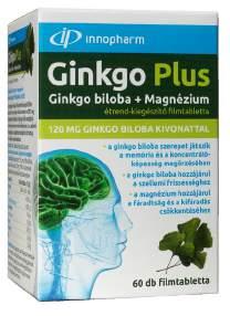 2339 Ft Eredeti ár: 2929 Ft Megtakarítás: 590 Ft Egységár: 29,2 Ft/db Ginkgo Plus 120 mg + Magnézium filmtabletta, 60 db A ginkgo biloba szerepet játszik a memória és a