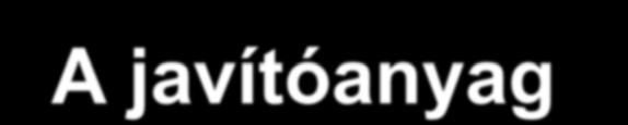 A javítóanyag dózis számítása II. b, Módosított összefüggés (Filep, 1976) CaCO 3 q/kh = y 1 * Pl.