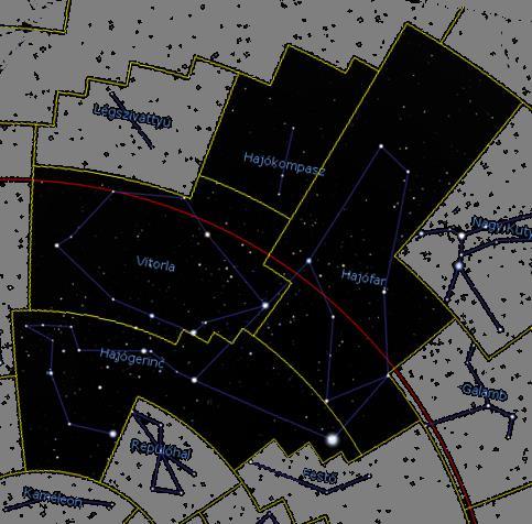 (1756): Vela (Vitorla) Puppis (Hajófar) Carina