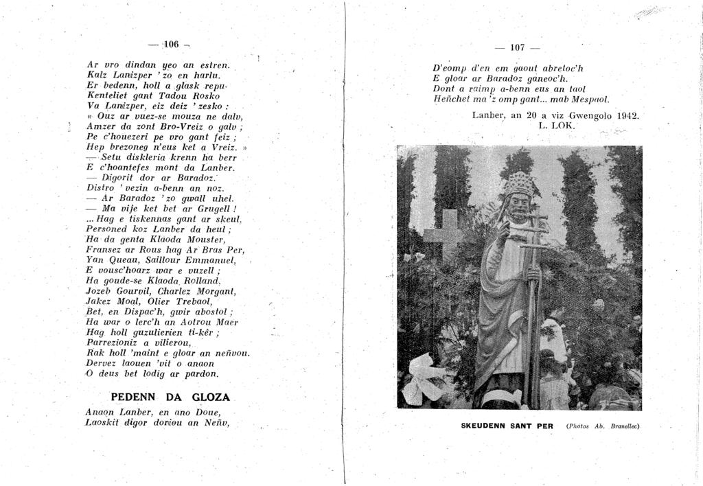 1-107 -- Ar uro dindan y_eo an estren. Kalz Lal!Jizper ' zo en harlu. Er bede,nn, holz a.
