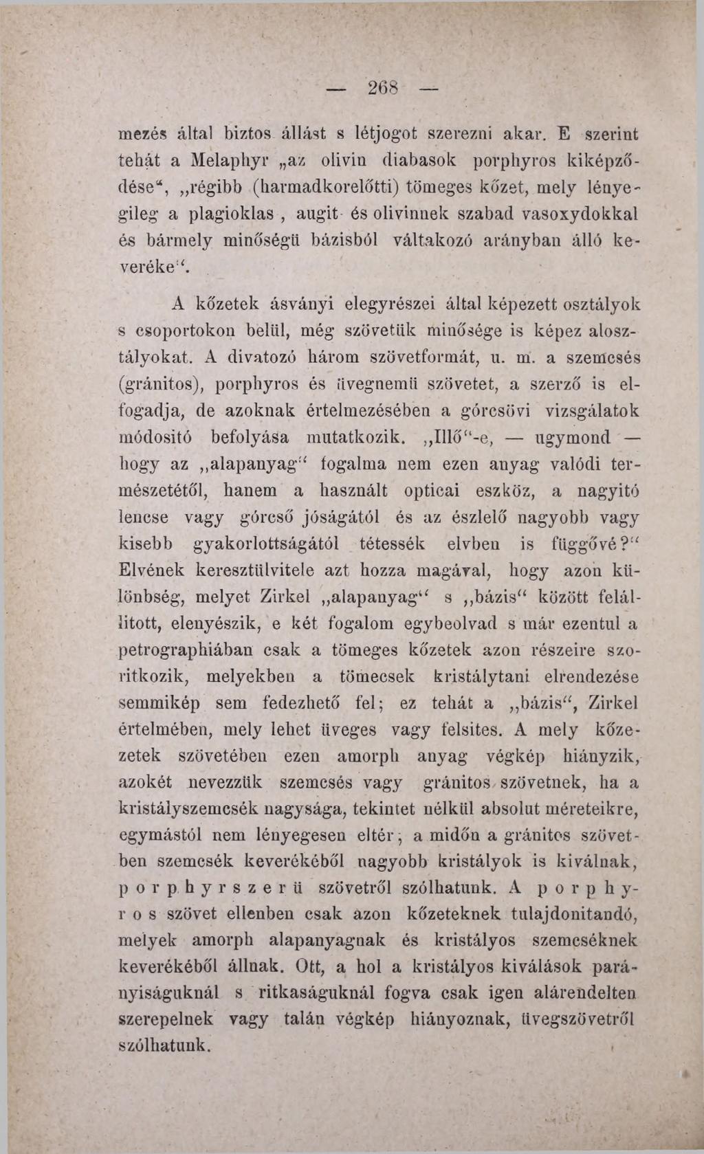 2 6 8 mezés által biztos állást s létjogot szerezni akar.