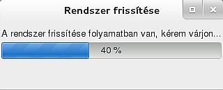informál. Frissítési folyamat közben.