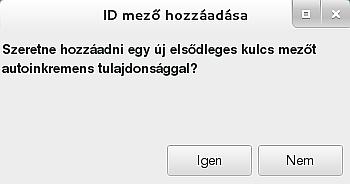 gomb megnyomásával. A Nem gombra kattintva befejezi a műveletsort.