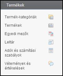 Megrendelések és vásárlók: Rákattintva az eddigi leadott Megrendelések listáját tekinthetjük meg, illetve láthatjuk azt is, hogy melyik felhasználó rendelte meg.