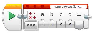 95. ábra: Tetszőleges matematikai kifejezés Logikai műveletek A logikai műveletek blokk (Logic Operations) az És (And), Vagy (Or), Kizáró vagy (Xor) és Nem (Not) logikai műveletek elvégzésére szolgál.